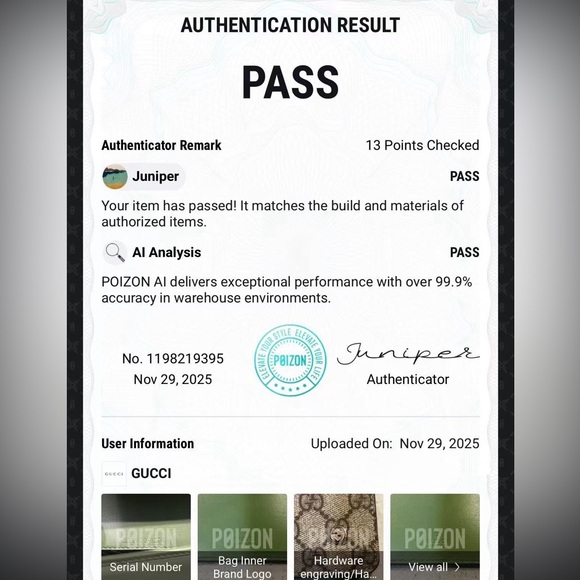 Authentic Gucci Beige and Brown Logo Wallet - Picture 2 of 16